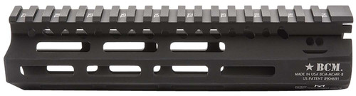 BCM MCMR8556BLK BCMGunfighter MCMR 8" M-LOK, Free-Floating Style Made of Aluminum with Black Anodized Finish for AR-Platform TSW|45067