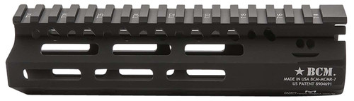 BCM MCMR7556BLK BCMGunfighter MCMR 7" M-LOK, Free-Floating Style Made of Aluminum with Black Anodized Finish for AR-Platform TSW|45066