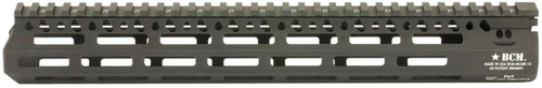 BCM MCMR13556BLK BCMGunfighter MCMR 13" M-LOK, Free-Floating Style Made of Aluminum with Black Anodized Finish for AR-Platform TSW|45070