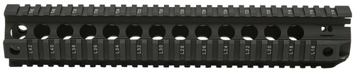 BCM QRF12556BLK QRF 12" Free-Floating Style Made of Aluminum with Black Anodized Finish & Picatinny Rail for AR-Platform TSW|45063