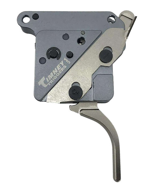 Timney Triggers THEHITST16 Hit Trigger Straight Trigger with 8 oz Draw Weight & Nickel Finish for Remington 700 Right TSW|116160