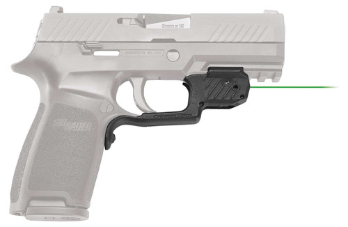 Crimson Trace 0177801 Laserguard Fits Sig P320 (Except Subcompact)/M17/M18, Green Laser Black Polymer TSW|100867