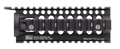 Daniel Defense 0100510001 Omega Rail 7" Carbine Length Style Made of Aluminum with Black Anodized Finish & Picatinny Rail for AR-15 TSW|59711