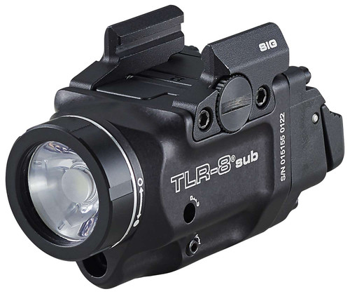 Streamlight 69417 TLR-8 Sub Gun Light with Red Laser Black Anodized 500 Lumens White LED Sig Sauer P365 TSW|150359