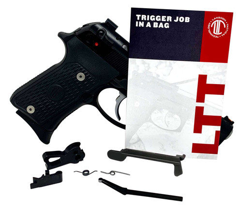 Langdon Tactical Tech LTTTJIBOP13 Trigger Job In A Bag Black Curved Fits Beretta 92/96/M9 not A1 Right Hand TSW|120135