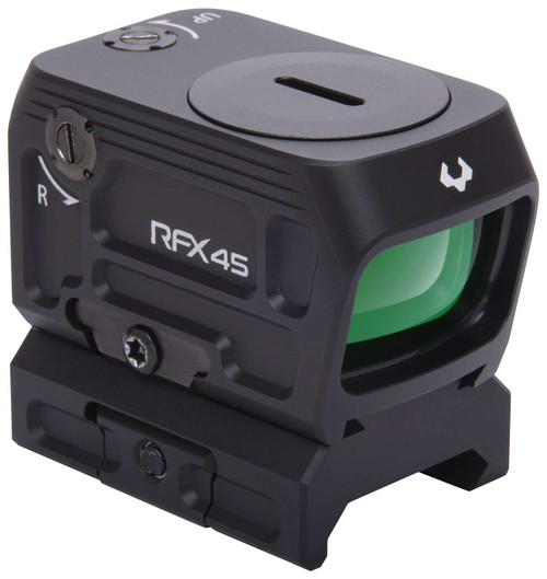 Viridian 9810059 RFX45 Black Anodized 1 x 24 mm x 15.5 mm 5 MOA Green Dot ACRO/Picatinny Low Mount TSW|157155