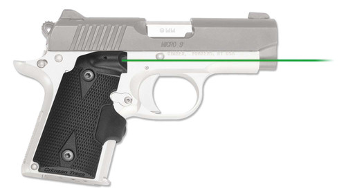 Crimson Trace 0156201 Lasergrips Fits Kimber Micro 9, Green Laser Black Polymer TSW|107812
