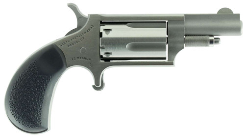 North American Arms 22MGRC Mini-Revolver Sports South Exclusive 22 WMR 5 Shot 1.63" Stainless Steel Barrel, Frame & Cylinder, Black Rubber Grip, Exposed Hammer TSW|83656