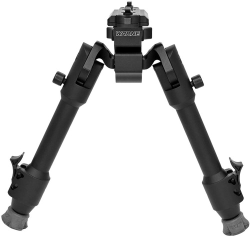 Warne 7904M Skyline Precision Bipod Folding Black Aluminum/Steel TSW|173281