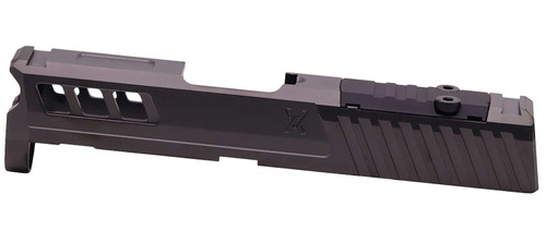 True Precision Inc TPSHCSBCRMS Axiom Optic Cut Slide Fits Springfield Hellcat Black DLC Anodized 416R Stainless Steel TSW|171596