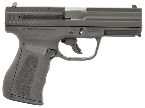 FMK G9C1G2BSSCMS 9C1 G2 *CA/MA Compliant Compact Frame 9mm Luger 10+1 3.87" Black Stainless Steel Barrel, Black Serrated Carbon Steel Slide, Black Polymer Frame w/Picatinny Rail, Black Backstrap Grip TSW|159640