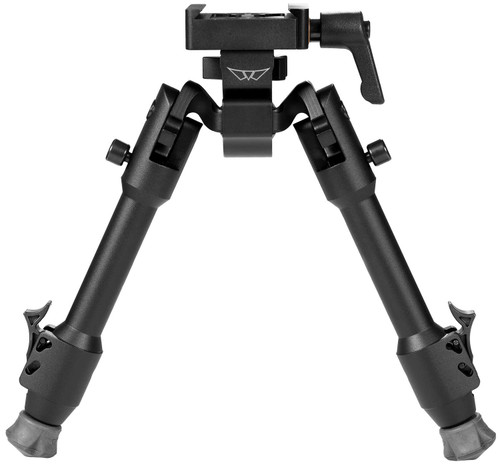 Warne 7902M Skyline Bipod Black 6.9"-9.1" Aluminum TSW|111699