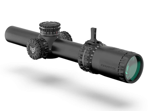Swampfox Optics ARH11024B Arrowhead Black 1-10x 24mm 30mm Tube Guerrilla Dot BDC Reticle TSW|173000