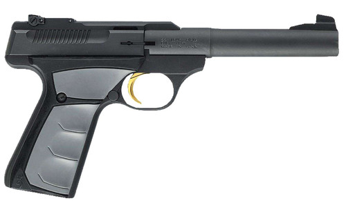 Browning 051482490 Buck Mark Camper *CA Compliant 22 LR 10+1 5.50" Tapered Bull Barrel, Matte Black Serrated Steel Slide & Aluminum Frame, Gray Ultragrip FX Grip TSW|84371