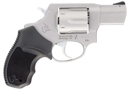 Taurus 2-85629 856 *CA Compliant Small 38 Special +P 6 Shot 2" Matte Stainless Steel Barrel, Cylinder & Frame, Black Finger Grooved Rubber Grip, Transfer Bar Safety, Exposed Hammer TSW|129117