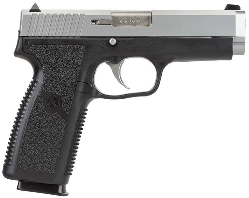 Kahr Arms CT9093 CT9 9mm Luger 8+1, 4" Stainless Steel Barrel, Matte Serrated Stainless Steel Slide, Black Polymer Frame, Black Textured Polymer Grip, No Safety, Right Hand TSW|93380