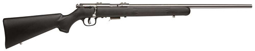 Savage Arms 91700 93 FSS Full Size 22 WMR 5+1 21" Matte Sporter Barrel, Matte Drilled & Tapped Stainless Steel Receiver, Matte Black Fixed Synthetic Stock, Right Hand TSW|24153
