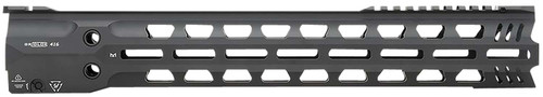 Strike Industries GRIDLOK-416-L-16 GridLok Lightspeed With Quick Detach System 16"L 1.57"D M-LOK Black Aluminum for HK 416, HK MR556, M27 IAR TSW|144037