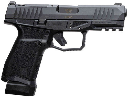 AREX 815537024074 Delta M Gen2 Compact Frame 9mm Luger 15+1 4" Black Steel Barrel, Black Nitride Steel Optic Cut/Serrated Slide, Black Polymer Frame w/Picatinny Rail, Black Stippled Grip, Ambidextrous TSW|182576