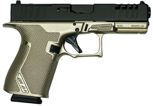 Great Lakes Firearms GL19GPLT Striker Compact Frame 9mm Luger 15+1 4" Black Nitride Barrel, Optic Cut/Serrated/Window Cut Slide, Polymer Frame, RMR Footprint, Ambidextrous TSW|183089