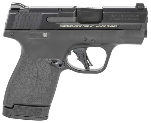 Smith & Wesson 13248 M&P Shield Plus Micro-Compact Frame 9mm Luger 10+1/13+1, 3.10" Black Armornite Stainless Steel Barrel & Serrated Slide, Matte Black Polymer Frame, No Safety TSW|134508