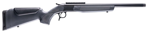 CVA CR4437 Scout 308 Win 1rd 20" Blued Threaded Barrel, Blued Picatinny Rail Receiver, Stealth Gray Fixed Synthetic Stock TSW|178960