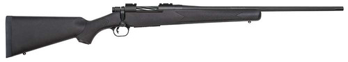 Mossberg 27843 Patriot Full Size 22-250 Rem 5+1 22" Matte Blued Fluted Barrel, Drilled & Tapped Matte Blued Stainless Steel Receiver, Black Fixed Synthetic Stock, Right Hand TSW|97046