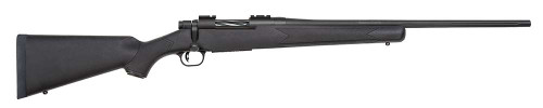 Mossberg 27851 Patriot Full Size 7mm-08 Rem 4+1 22" Matte Blued Fluted Barrel, Drilled & Tapped Matte Blued Stainless Steel Receiver, Black Fixed Synthetic Stock, Right Hand TSW|97052