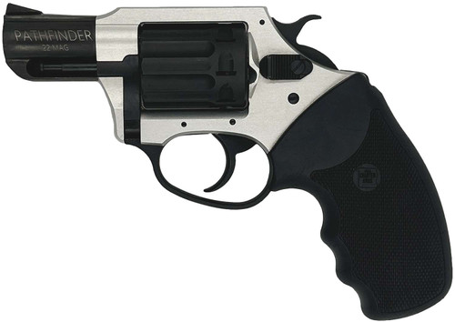 Charter Arms 52329 Pathfinder Lite 22 Mag, 8 Shot 2" Black Passivate Stainless Steel Barrel & Cylinder, Anodized Aluminum Frame w/Black Finger Grooved Rubber Grip, Exposed Hammer TSW|119796
