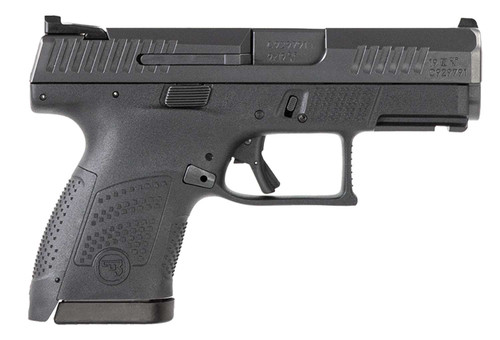 CZ-USA 91560 P-10 S 9mm Luger 12+1 3.50" Black Steel Barrel, Black Nitride Serrated Steel Slide, Black Polymer Frame w/Picatinny Rail, Black Interchangeable Backstrap Grip, Ambidextrous TSW|127748