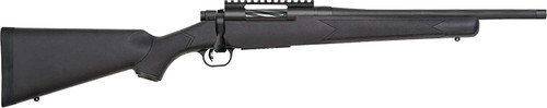 Mossberg 28227 Patriot Carbine 22-250 Rem 5+1 18" Matte Blued Threaded Bull Barrel, Matte Blued Picatinny Rail Receiver, Black Fixed Synthetic Stock TSW|174365