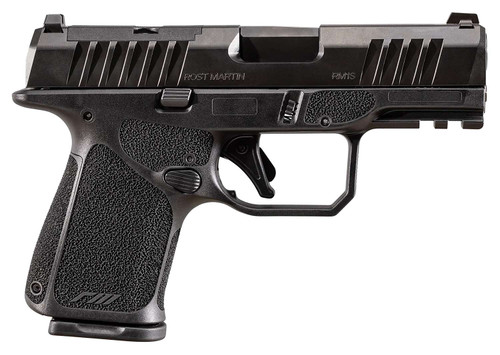Rost Martin RM1SBLKOSP RM1C Sub-Compact Frame 9mm Luger 15+1 3.60" Black Match Grade Barrel, Black Tenifer Optic Ready/Serrated Steel Slide, Black Polymer Frame w/Picatinny Rail, Textured Grip TSW|173694