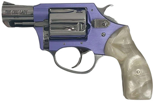 Charter Arms 53849 Undercover Lite Chic Lady Small 38 Special 5rd 2" Stainless High Polished & Cylinder, Lavender Aluminum Frame, Pearl Grip, Exposed Hammer TSW|87481