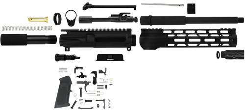 TacFire SSPK300LPK10 AR Build Kit Pistol Sports South Exclusive 300 Blackout AR Pistol Platform Black Parkerized Steel 5/8"x24 TSW|113822