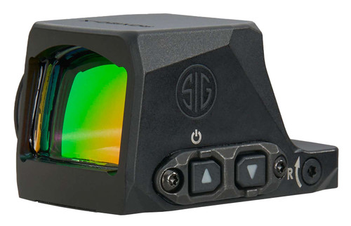 Sig Sauer Electro-Optics SORX1480 Romeo-X Enclosed Compact Black 1x24mm 3MOA Green Dot Reticle RX Footprint Mount TSW|184409