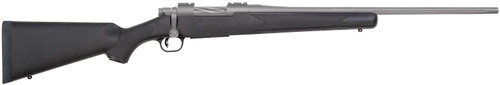 Mossberg 28005 Patriot 243 Win 5+1 22" Stainless Cerakote Fluted Barrel, Stainless Cerakote Receiver Drilled & Tapped, Black Fixed Synthetic Stock, Right Hand TSW|49195