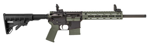 Tippmann Arms A101338 M4-22 LTE 22 LR 10+1 16" Black Parkerized Threaded Barrel, Matte Black Aluminum Receiver w/Picatinny Rail, OD Green M-LOK Handguard, Composite Forend, Black Polymer Stock, OD Gre TSW|188399