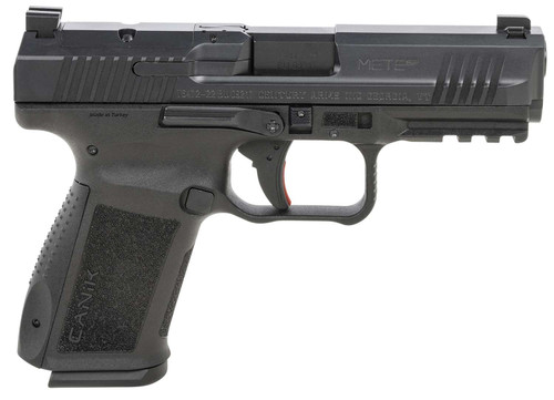Canik HG5637N Mete SF Compact 9mm Luger 15+1 4.08" Black Steel Barrel, Black Nitride Optic Ready/Serrated Slide, Black Polymer Frame w/Beavertail & Picatinny Rail, Ambidextrous TSW|147513