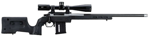 Mdt Sporting Goods Inc 104690BLK XRS Chassis Black Aluminum Core with Polymer Panels, Adj. Cheekrest, M-LOK Forend, Interchangeable Grips, AICS Mag Compatible, Fits Short Action Howa 1500 TSW|157635