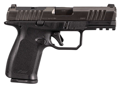 Rost Martin RM1CBLKOSP10CA RM1C *CA Compliant 9mm Luger 10+1 4" Black Compensated Match Grade Barrel, Black Tenifer Optic Ready/Serrated Steel Slide, Black Textured Grip TSW|173696