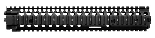 Daniel Defense 0100408001006 M4A1 RIS II Handguard 12.25" 2-Piece, Free-Floating Style Made of 6061-T6 Aluminum with Black Anodized Finish & Picatinny Rail for AR-15 TSW|112155