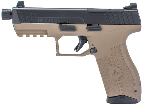 IWI US M9ORP10TFD MASADA 9mm Luger 4.60" TB 10+1 Flat Dark Earth Flat Dark Earth Interchangeable Backstrap Grip TSW|131658