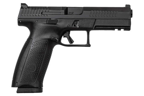 CZ-USA 01550 P-10 F 9mm Luger 10+1 5.10" Black Steel Barrel, Black Nitride Optic Ready/Serrated Steel Slide, Black Polymer Frame w/Picatinny Rail, Interchangeable Backstraps Grip, Ambidextrous TSW|162010