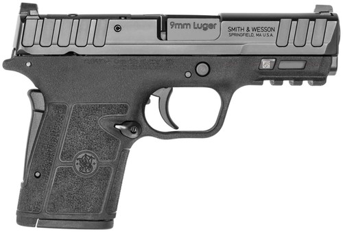 Smith & Wesson 13733 Equalizer Micro-Compact 9mm Luger 10+1 3.68" Black Armornite Steel Barrel, Optic Ready/Serrated Slide, Black Polymer Frame w/Picatinny Rail, Black Textured Polymer Grips TSW|155932
