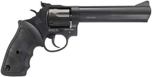 Taurus 2-660061 66 Medium 357 Mag/38 Special +P 7 Shot 6" Matte Black Oxide Alloy Steel Barrel, Cylinder & Frame, Black Finger Grooved Rubber Grip, Transfer Bar Safety, Exposed Hammer TSW|31301