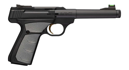 Browning 051617490 Buck Mark Camper 22 LR 10+1 5.90" Matte Black Threaded Bull Barrel, Matte Black Aluminum Frame, Gray UFX Grip TSW|191137