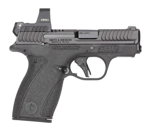Smith & Wesson 14786 Bodyguard 2.0 w/Optic Micro-Compact 380 ACP 12+1 2.75" Black Armornite Barrel, Black Armornite Stainless Steel Serrated w/Viridian RFX1 Green Dot Slide, Black Polymer Frame, Textu TSW|199477
