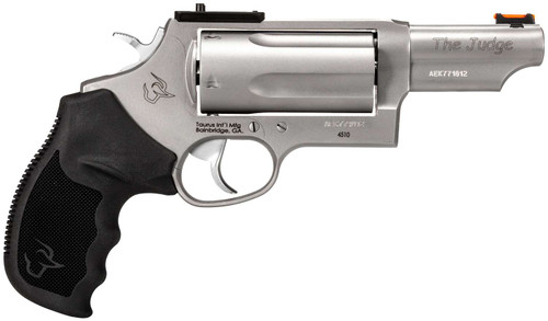 Taurus 24410P39MAG Judge T.O.R.O Magnum Compact Frame 45 Colt (Long Colt)/410 Gauge 5rd 3" Matte Stainless Steel Barrel, Cylinder & Frame, Black Rubber Grip, Transfer Bar Safety, Exposed Hammer TSW|159344