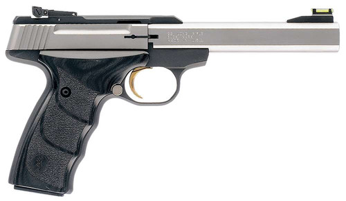 Browning 051427490 Buck Mark Plus *CA Compliant 22 LR 10+1 5.50" Slab Side Barrel, Serrated SS Slide, Matte Black Aluminum Frame, Black Laminate Wood Grips TSW|45399