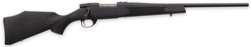 Weatherby VYT222RR0T Vanguard Synthetic Compact 22-250 Rem 5+1 20" Matte Blued #1 Threaded Barrel, Matte Blued Drilled & Tapped Steel Receiver, Black Adjustable Synthetic Stock TSW|165911